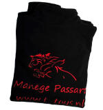 Unisex/Herenfleecevest met paardenlijntekening & naam